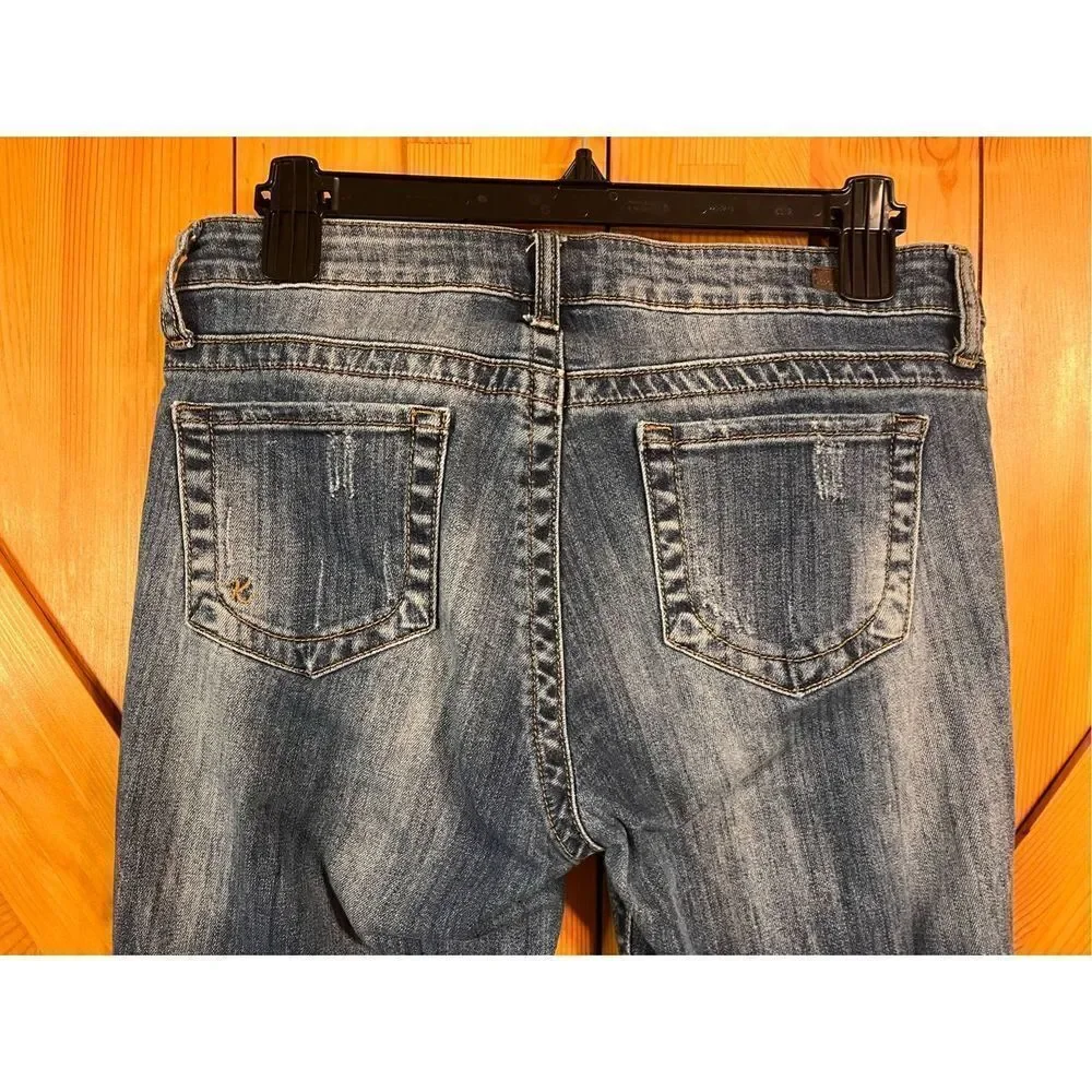 Kut From The Kloth Stevie Straight Leg Jeans Women's Size 6 Denim Stretch (1898)